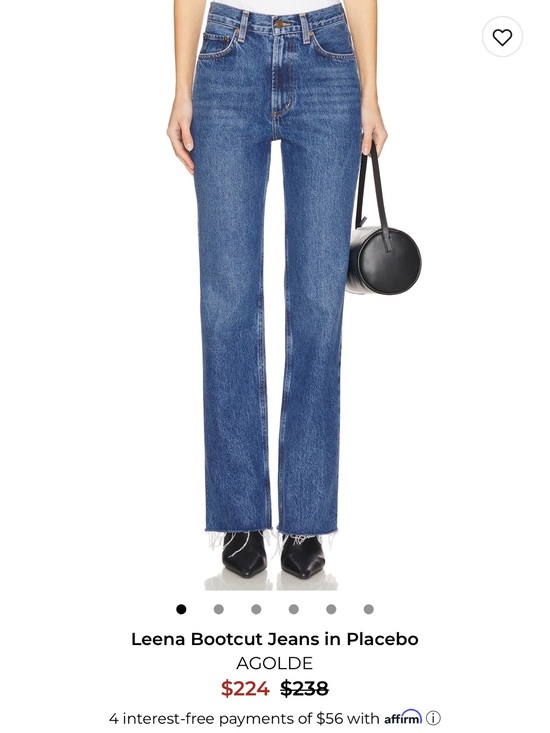 Agolde Denim - AGOLDE Leena Bootcut Jeans in Medium Blue Wash